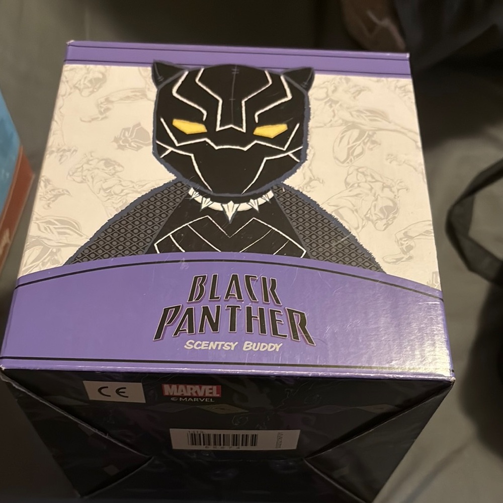 Scentsy Marvel Black Panther Buddy with Purple Accents